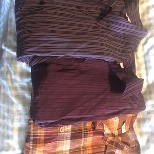 3 blouses 2x (22-24).  Very good condition.